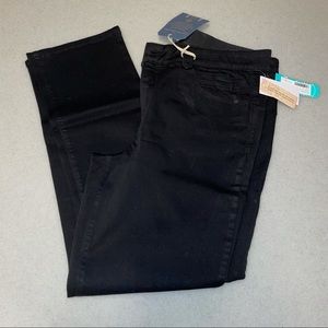 Democracy Black Denim Straight Leg